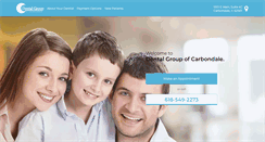 Desktop Screenshot of dentalgroupcarbondale.com